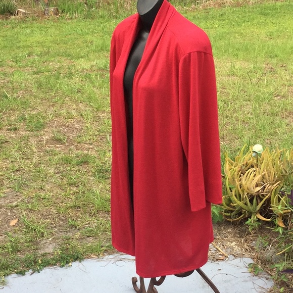 🌹NWOT Awesome Open Cardigan Kim Rogers Size 2XLarge Wardrobe Must Have 🌹 - Picture 3 of 6